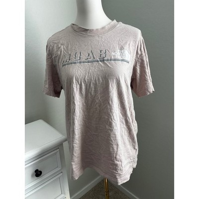The North Face Moab Utah Graphic T-Shirt Mens Medium Mauve Pink Box Logo Tee