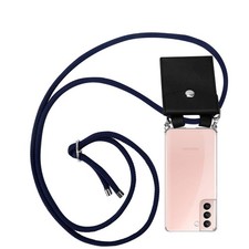 Case for Samsung Galaxy S21 5G Silicone Protection Phone Cover Necklace