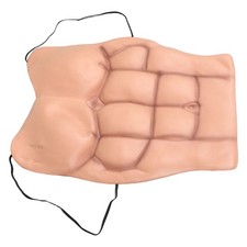 Cosplay Muscle Body Suit: Fake Wearable Abs With Realistic Design - Fake Chest