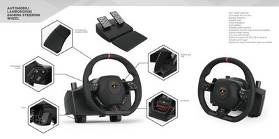 Gaming Racing Steering Wheel With Pedals Shifter Für P3 P4 PC Switch