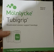Molnlycke Tubigrip Natural Size E Tubular Bandage 10M Box REF 1434 10.9 Yards