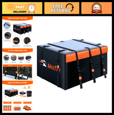 Waterproof Car Roof Bag 21 Cubic Feet Rooftop Cargo Carrier for Travel  Adventu