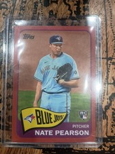 2021 Topps 1965 Topps Redux Nate Pearson #T65-48 Red Border /70 (RC)