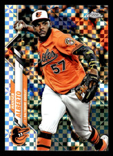 2020 Topps Chrome Hanser Alberto X-Fractor #79 - Baltimore Orioles