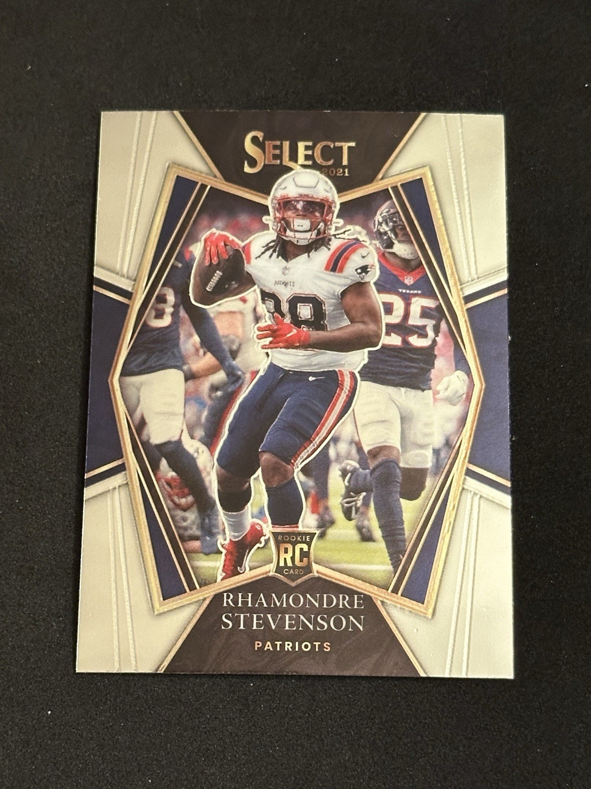 2021 Panini Select Premier Level #175 Rhamondre Stevenson (RC) Patriots