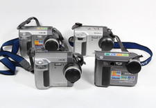 Lot of 4 Vintage Sony Mavica Digital Cameras MVC-FD87 FD71 FD90 - For Parts