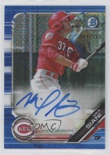 2019 Bowman Chrome Prospects HTA Choice Refractor 48/150 Mike Siani Auto p7m