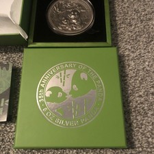 8 oz Silver Panda 2017 Fiji $5 coin-#530/888