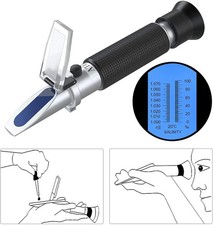 Salinity Refractometer Meter Water Reader Marine 0-10% Salt Aquarium Test Tester