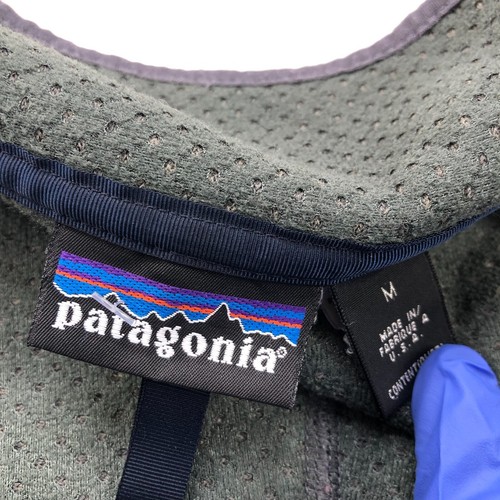 Patagonia Deep Pile Retro Medium Gray Mens Full Zip Mock Neck Jacket PLS READ - Picture 11 of 11