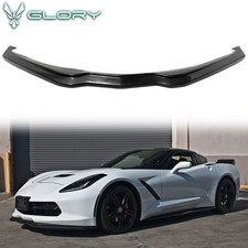 Fits 14-19 Chevy Corvette Front Bumper Lip Spoiler Splitter Unpainted Pu