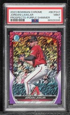 2023 Bowman Chrome Prospects Purple Shimmer Refractor Jordan Lawlar PSA 9 2l4