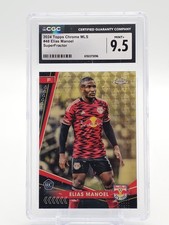 Marketplace image: ELIAS MANOEL 2024-25 TOPPS CHROME MLS ROOKIE SUPERFRACTOR 1/1 #48 CGC 9.5 Q7128
