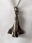 Vintage Hallmarked Sterling Space Shuttle Charm — photo 1