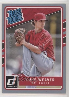 2017 Panini Chronicles Donruss Rated Rookies Gray Border /199 Luke Weaver RC 2r8