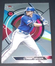 COREY SEAGER TEXAS RANGERS 2023 TOPPS FINEST #21