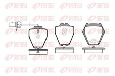 REMSA Bremsbelagsatz Scheibenbremse 0752.02 für AUDI 3B6 3B3 VW PASSAT B5 TDI A6