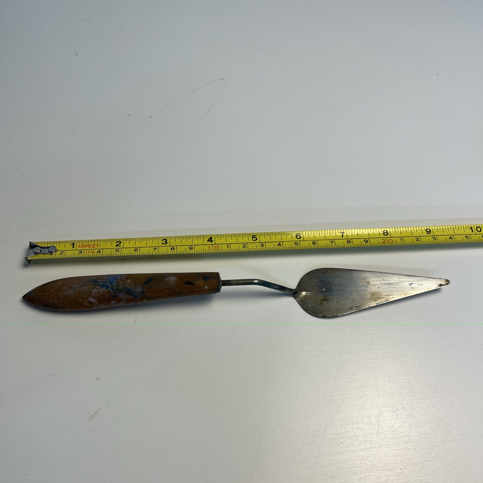 Vintage Palette Knife Lot Three Artist Tools Windsor Newton Loew Cornell