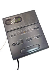 Sony ICF-C770L FM MW LW Clock Radio Alarm Black Retro Collectible