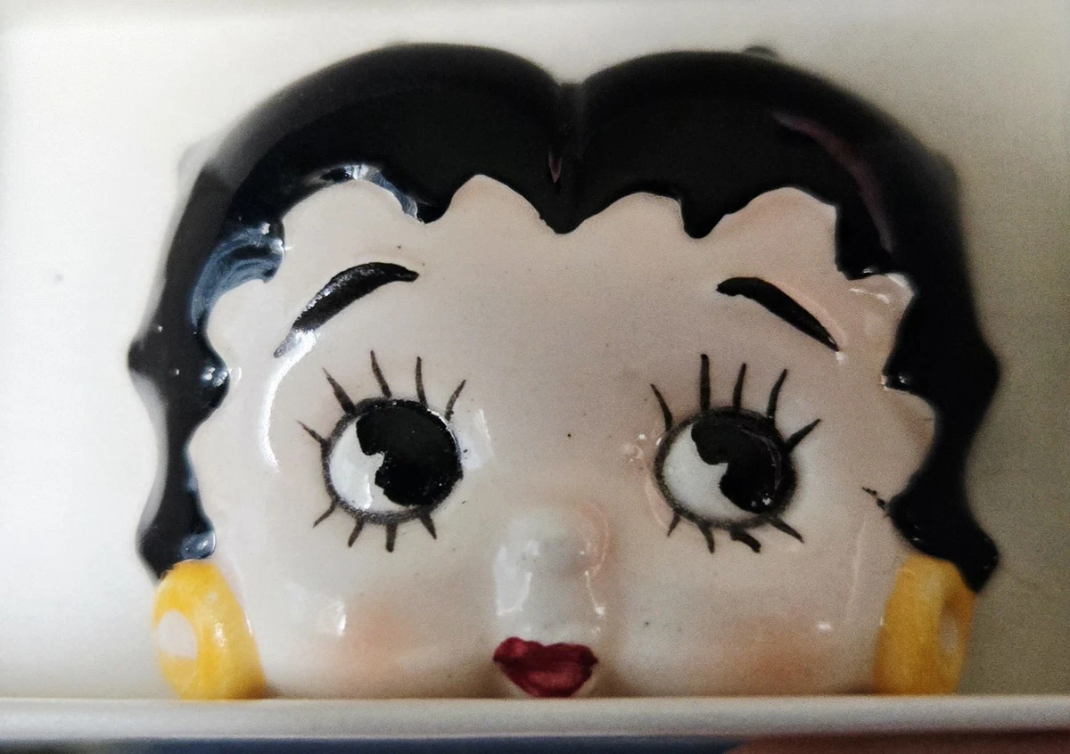 Aimant Frigo Betty Boop – “problèmes De Colère” – Humoristique – 9,5 Cm