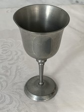 Vintage Kirk Stieff Old Annapolis Pewter Wine Goblet #241 Measures 5.5?