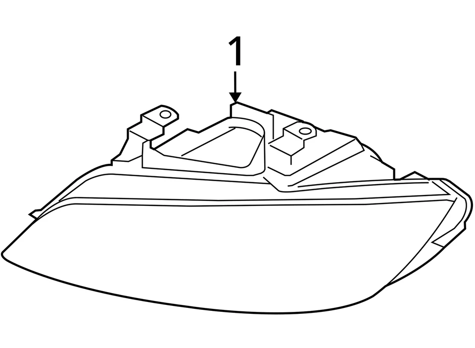 Lámpara de faros delanteros izquierda OEM BMW 328i Xdrive Driver KXCID Foto 3 de 3