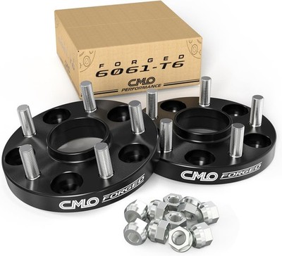 Customadeonly 5x120 to 5x112 Hubcentric Wheel Adapters Black (2pcs 20mm Thick...