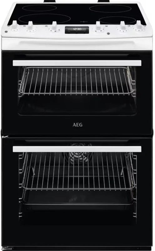 AEG CCX6540ACW Ceramic Cooker 60cm in White GRADE A