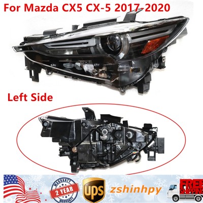 For 2017-2021 Mazda CX-5 Full LED Tube w/AFS Left Driver Projector Headlight NEW