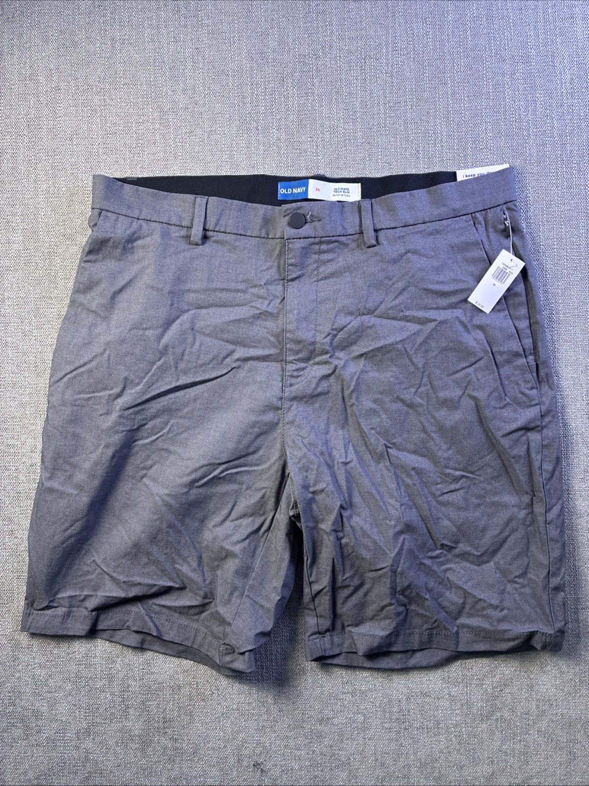 Old Navy Shorts Men’s 36 Chinos Ultimate Tech Slim Casual Preppy NWT