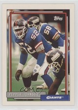 1992 Topps Pepper Johnson #127 0b5