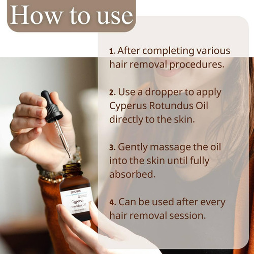 Cyperus Rotundus Oil, Cyperus, 100% Pure Natural Oil for Reducing Body Hair... - Picture 2 of 6