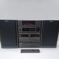 SUPER RARE - Sony MHC-1200 Vintage Hi-Fi System Stereo Unit & speakers
