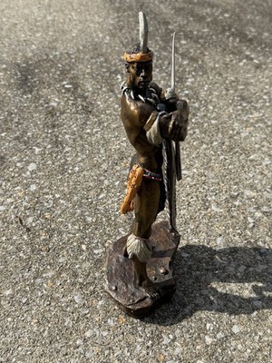 The Franklin Mint Shaka by Jim Ponter Hot Cast Bronse Figurine | eBay