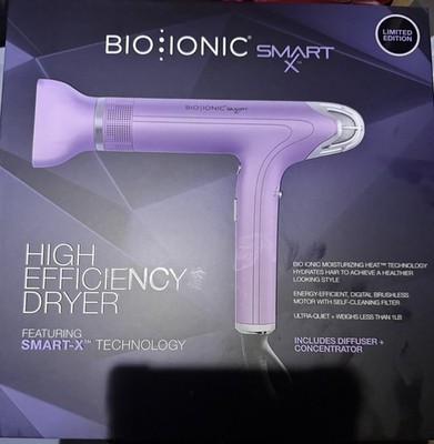 Bio Ionic SMART-X Purple Limited Edition High Efficiency Dryer 
