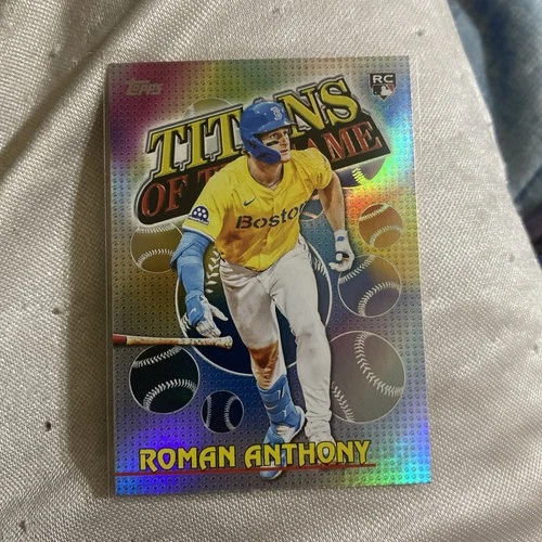 Topps 2026 Titans Roman Anthony Rookie Insert Red Sox #TOG-9 MLB Card