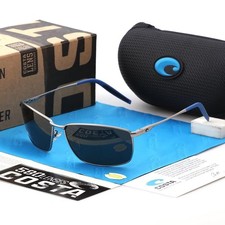 Costa Del Mar Turret Metal Gunmetal Frame/ Grey Polarized 580P Sunglasses