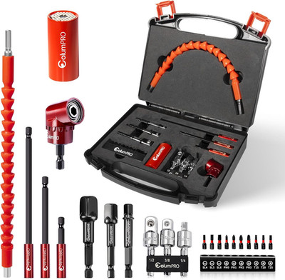 22PCS Superbit Flexible Drill Bits Extension&Universal Socket Tool Set, Tools fo