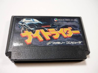 Family Computer Pipe 00 Free  Game Software FC Knight Rider (No Box or Manual) F
