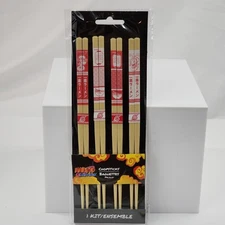 Naruto: Shippuden Ichiraku Anime Ramen Chopsticks Set of 4 Viz Media New Kit