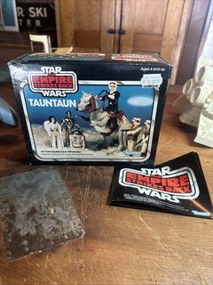 1980 STAR WARS Empire TAUNTAUN Empty Box w/ Cardboard & Catalog NO TOY