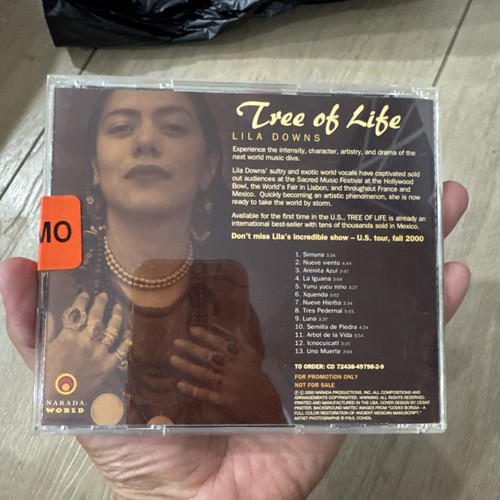 Lila Downs Yutu Tata Tree of Life Tree of Life Mexico CD 2000 Promo CD Sealed - Picture 3 of 4