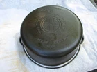 VTG Griswold No. 8 Tite-Top Cast Iron Dutch Oven RESTORED Sits flat