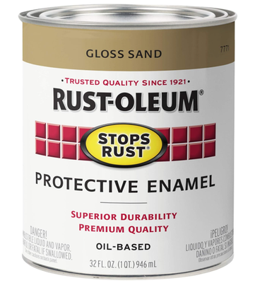 #ad Rust Oleum Stops Rust Brush On Paint 32 FL OZ Quart Multiple Colors Available $39.99