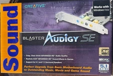 Creative Sound Blaster Audigy SE SB0570 PCI 7.1 Sound Card EAX 24-bit