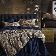 Duvet Cover King Size Set Boho Floral Pattern King Duvet Cover Set for King Size