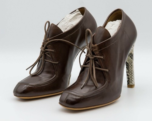 dries van noten python boots