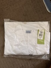 Landau Unisex Mid-Length White Lab Coat- Size 42