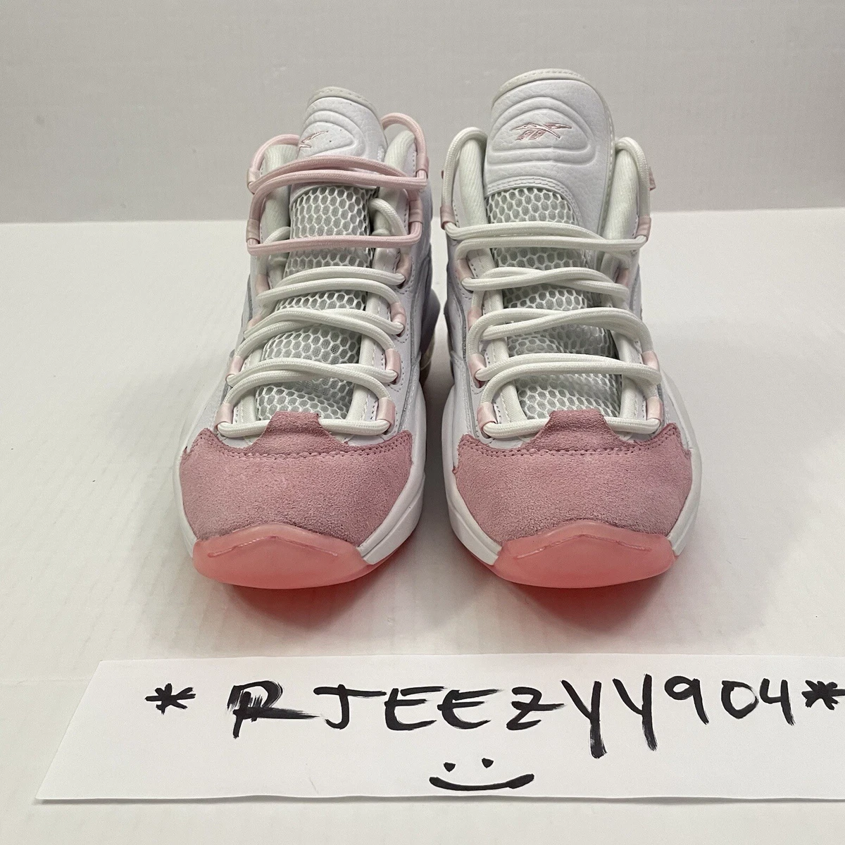 Reebok question mid femme rose cheap