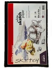 White Sketch Book 18" X 12"